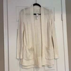 Lou & Grey beautiful cream open sweater